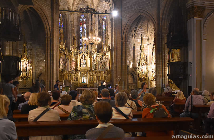En la iglesia de San Cerni de Pamplona