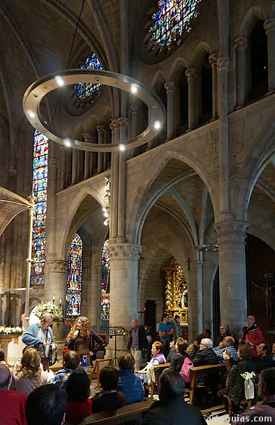 Interior de la Colegiata de Roncesvalles