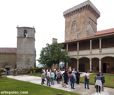 Antes de comer en Verín, nos acercamos al castillo de Monterrey