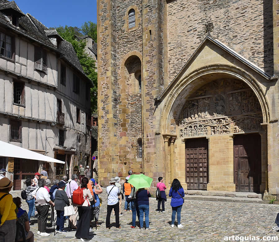 Uno de los momentos clave del viaje: la Abadía de Conques