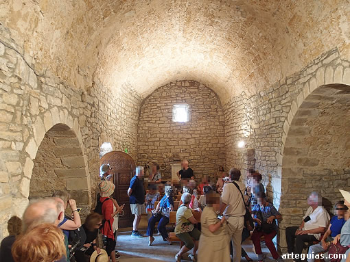 En el interior de esta pequeña iglesia lombarda