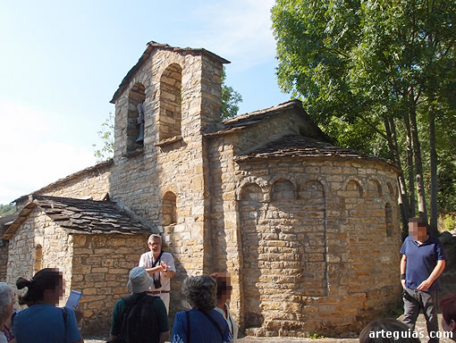 Viernes por la tarde: visita a la iglesia de Biescas de Bardají