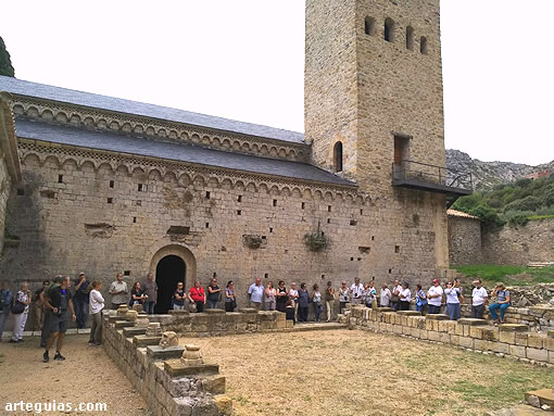 Última visita del viaje: Monasterio de Santa María de Alaón, en Sopeira