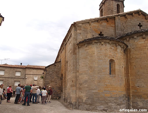 A media tarde fuimos al pueblo de Luzás con su iglesia románica