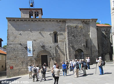 La primera visita del viernes fue para la iglesia de Santiago de Allariz