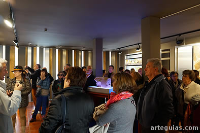 La primera visita del s&aacute;bado fue para el Centro del Rom&aacute;nico, ubicado en Treviana