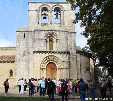 Llegada al Monasterio de Nuestra Se&ntilde;ora de Est&iacute;baliz