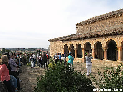 Por la tarde fuimos a la iglesia románica de Berzosa, un pueblo con muy pocos habitamtes