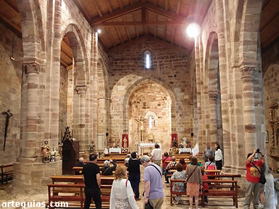 En la iglesia de San Millán de Lara, Burgos