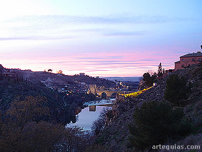 Imagen que contemplamos desde el mirador de las Cortes de Castilla la Mancha
