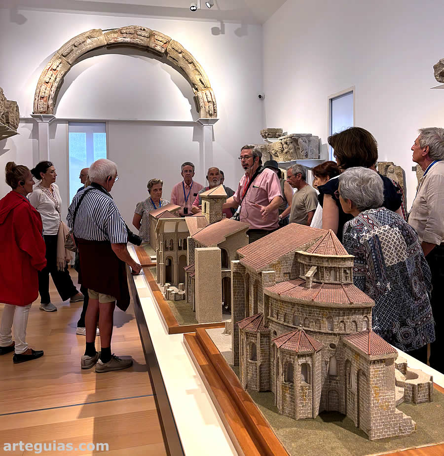 Planta de las maquetas del Museo de Peregrinaciones de Santiago de Compostela