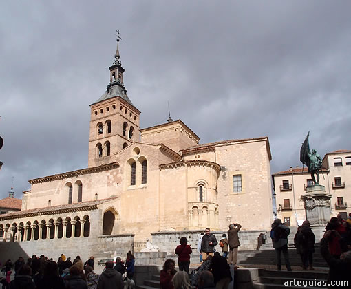 El protagonista de este viaje fue el gran románico de la ciudad de Segovia