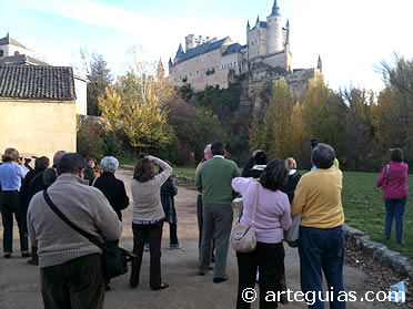 Desde el Barrio de San Marcos, la estampa del Alcázar mereció innumerables fotografías