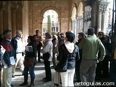 En el interior de la galería sur de San Millán