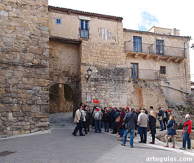 Comienzo de la visita a la villa medieval de Sepúlveda