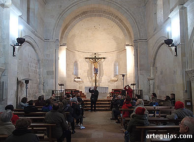 Explicaciones en esta bella iglesia del Salvador