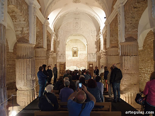 En la preciosa bas&iacute;lica paleocristiana de Santa Mar&iacute;a de Tricio