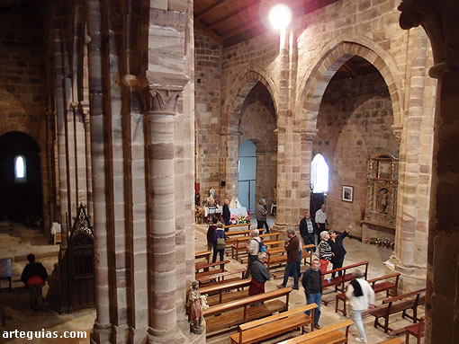 Interior de la iglesia de San Mill&aacute;n de Lara