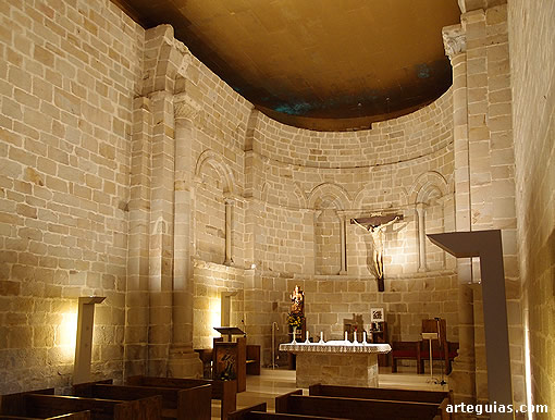 Zamartze: interior de la iglesia