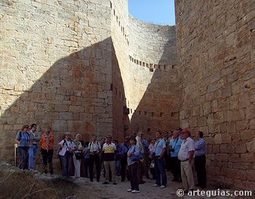 En el castillo de Berlanga pudimos observar dos castillos: uno medieval y el baluarte renacentista