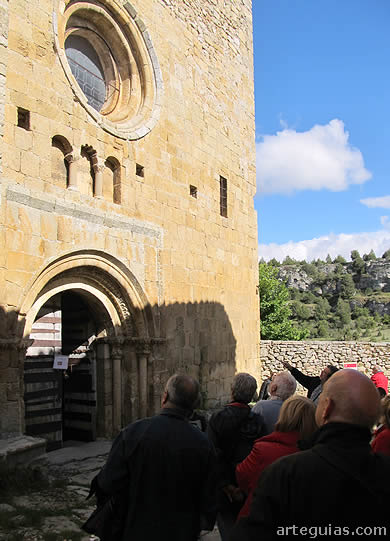 En la iglesia de Santa María del Castillo de Calatañazor