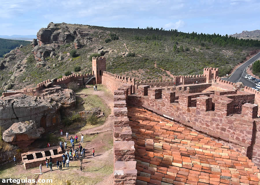 En el espectacular castillo de Peracense