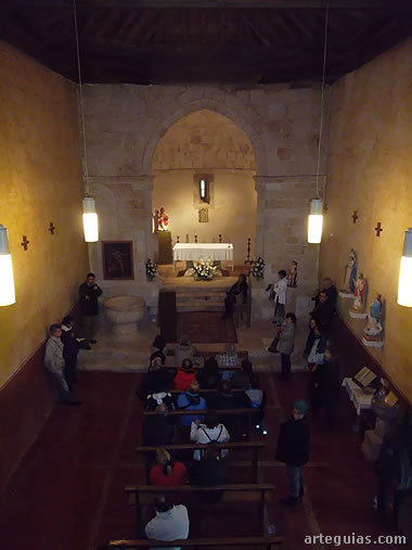 Interior de la iglesia de Aguilera