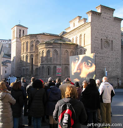 Muy de mañana llegamos a Toledo y la primera visita fue para la iglesia de Santiago del Arrabal