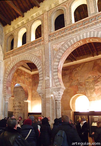 En el interior de la iglesia de San Román, de lo "mjorcito" que nos ofrece Toledo