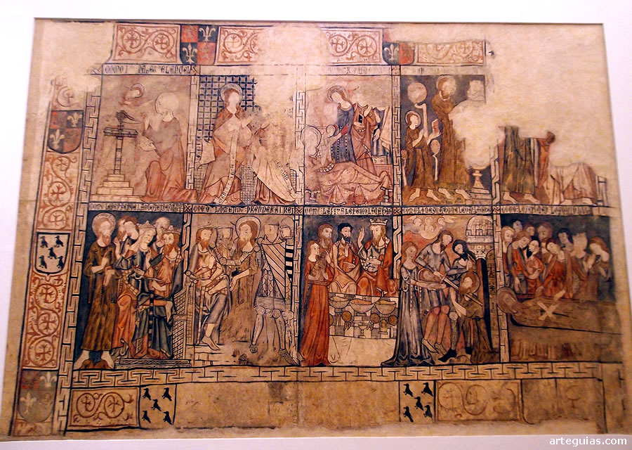 Pinturas g&oacute;ticas en la iglesia de San Sebasti&aacute;n de los Caballeros