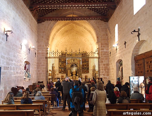 Interior de la iglesia de Santa María de Riaza