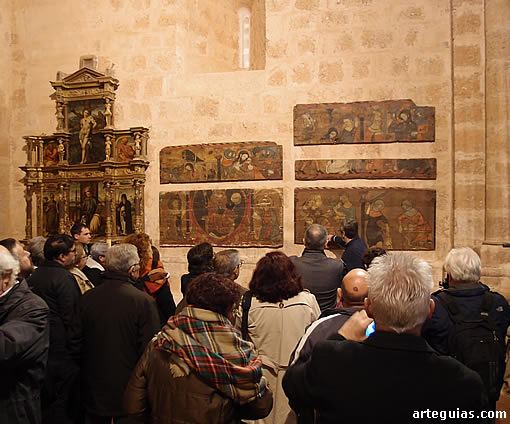 Interior de la iglesia de Santa María de Riaza