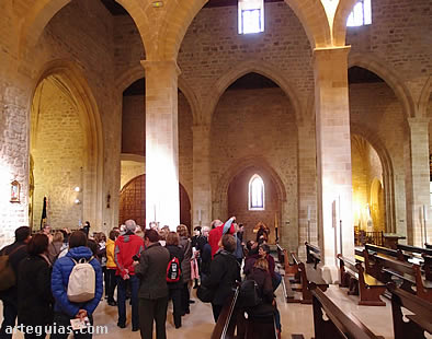 En elamplísimo templo de Santa María de los Reales Alcázares