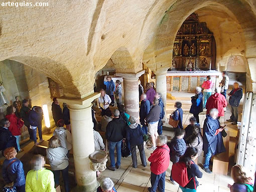 Primera visita del viaje: Iglesia rupestre de Olleros de Pisuerga (Palencia)