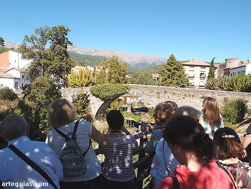 Ante el puente medieval