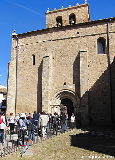Visitando la iglesia de San Juan de Ágreda