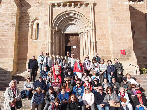 Tras la comida del domingo, nos fuimos a ver la iglesia de Santa Clara de Molina de Aragón