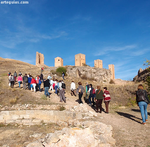 Subiendo al castillo de Molina de Aragón