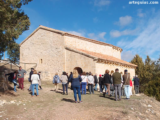 Llegada a la ermita de Santa Catalina de Hinojosa, Guadalajara