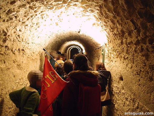 En la cloaca del Foro de la ciudad romana