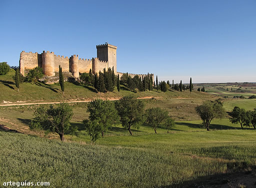 Castillo palaciego de Pe&ntilde;aranda de Duero