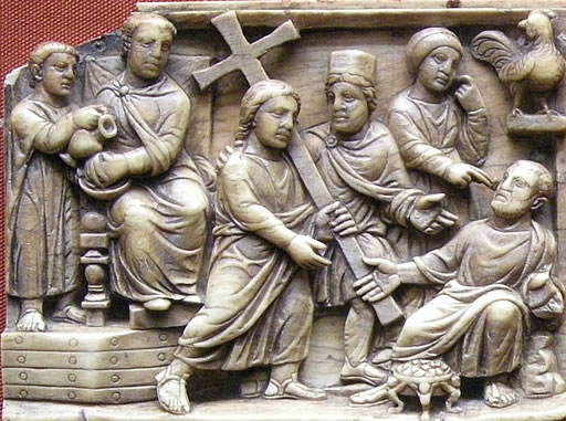Placa de marfil con escenas de la Pasión