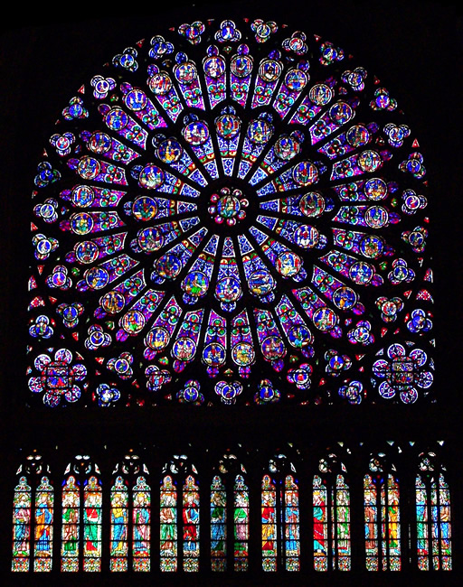 Vidrieras de Notre Dame de París