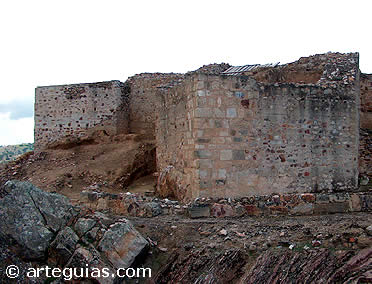 Restos del castillo de  Alfonso VIII. Alarcos