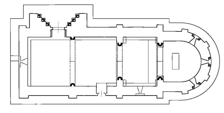 Planta de la ermita