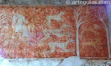 Impronta del sector de la caza de liebres, actualmente en el Museo del Prado