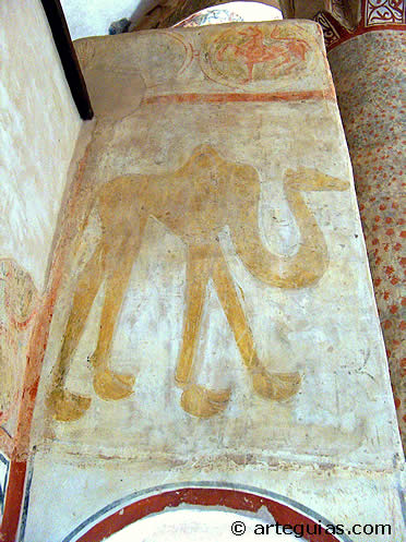 Impronta donde se aprecia con claridad un dromedario