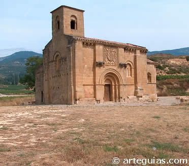 Vista de Santa Mar&iacute;a de la Piscina  desde el suroeste