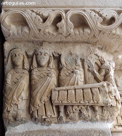 Resurrecci&oacute;n de Cristo: las Tres Mar&iacute;as  ante el sepulcro vac&iacute;o