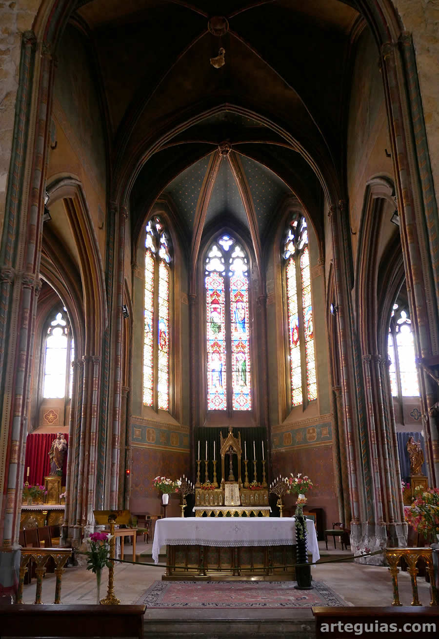 Espectacular interior del ábside central